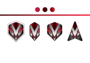 Create beautiful and dynamic designs for our Dart Flights based on the examples provided