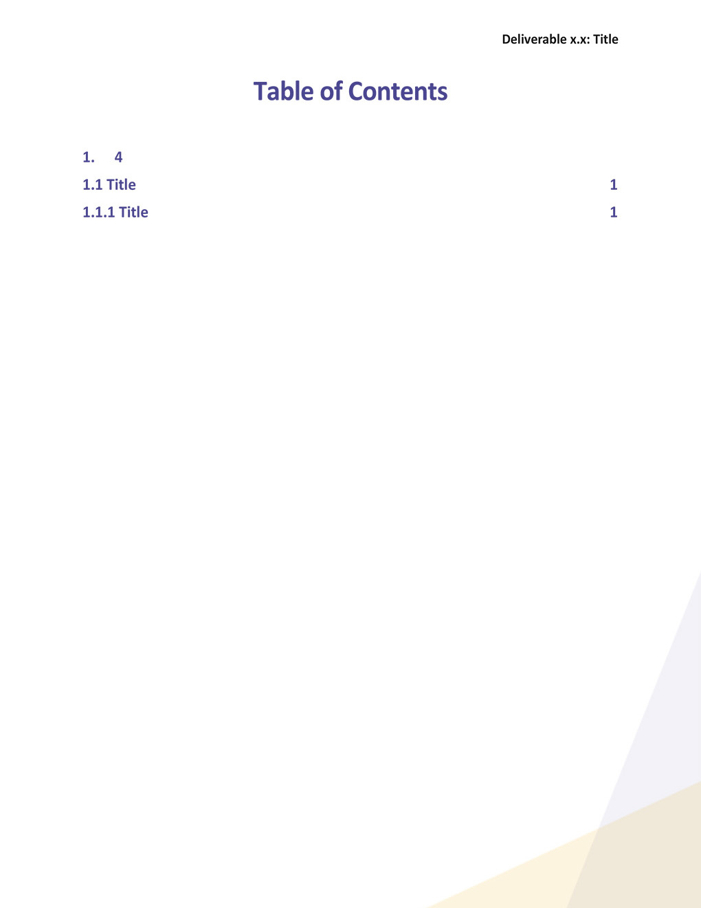 Word Template Design by BMSA for VILABS | Design #23681632