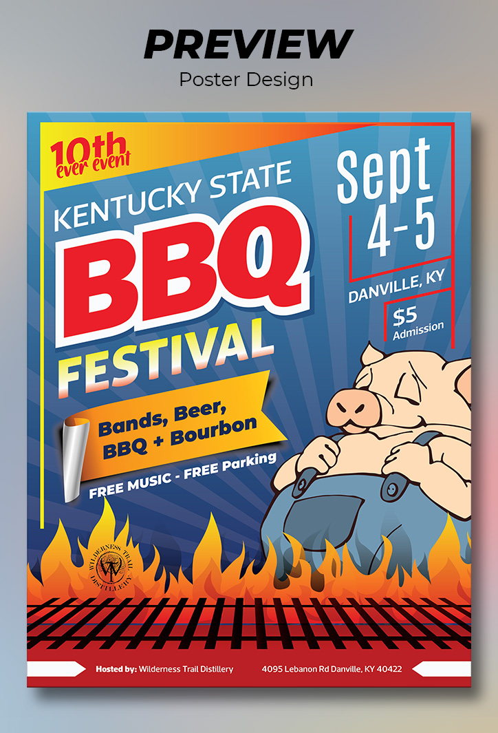 Poster Design by ZISGraphics for Bluegrass Team | Design #23719286