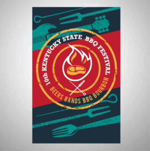 Kentucky State BBQ Festival's 10th ever event needs a Poster!  This Non-Profit is a blast | Design de Poster par 75-R-P-Z