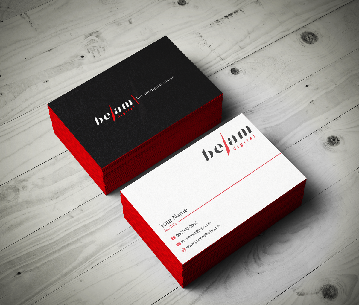Business Card Design by Riz' for Beam Digital SRL | Design #23674608