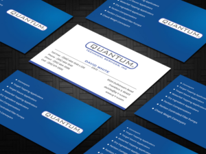 Business Card New Design for Quantum | Visitenkarten-Design von Sandaruwan