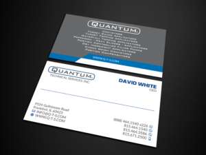 Business Card Design by Verified artistry (Design garden) for Quantum Technical Services | Design: #23695489