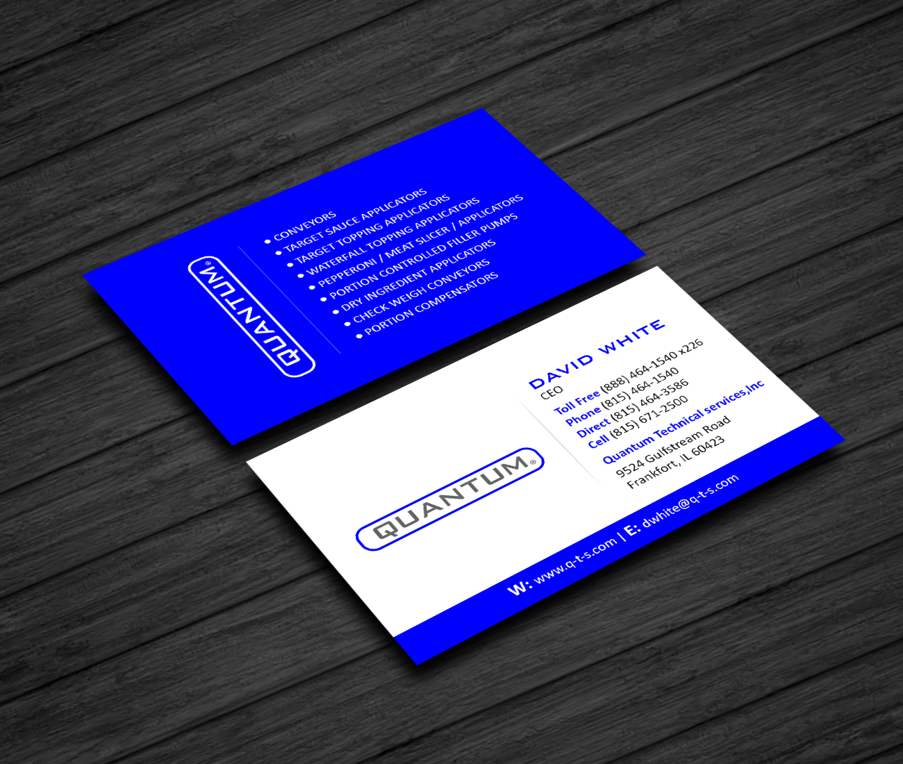 Design de Carte de Visite par Creations Box 2015 pour Quantum Technical Services | Design #23659952