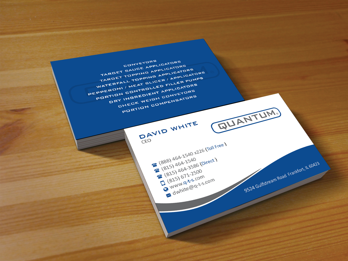 Design de Carte de Visite par Creations Box 2015 pour Quantum Technical Services | Design #23669328