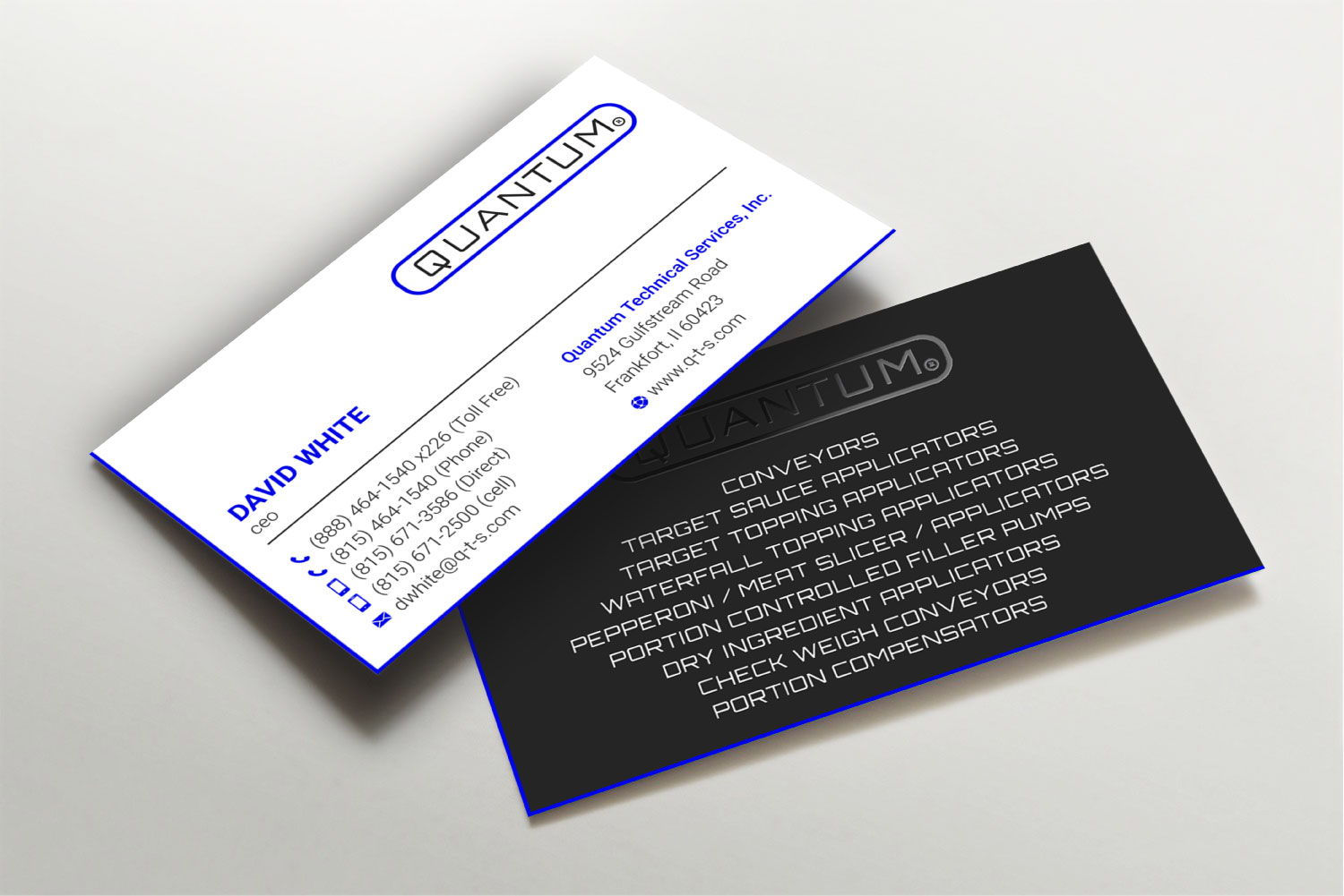 Business Card Design by LAXMI DESIGNHUB for Quantum Technical Services | Design #23660440