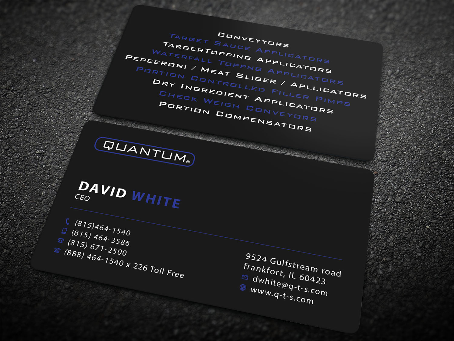 Business Card Design by Tripti Ranjan Gain for Quantum Technical Services | Design #23661525