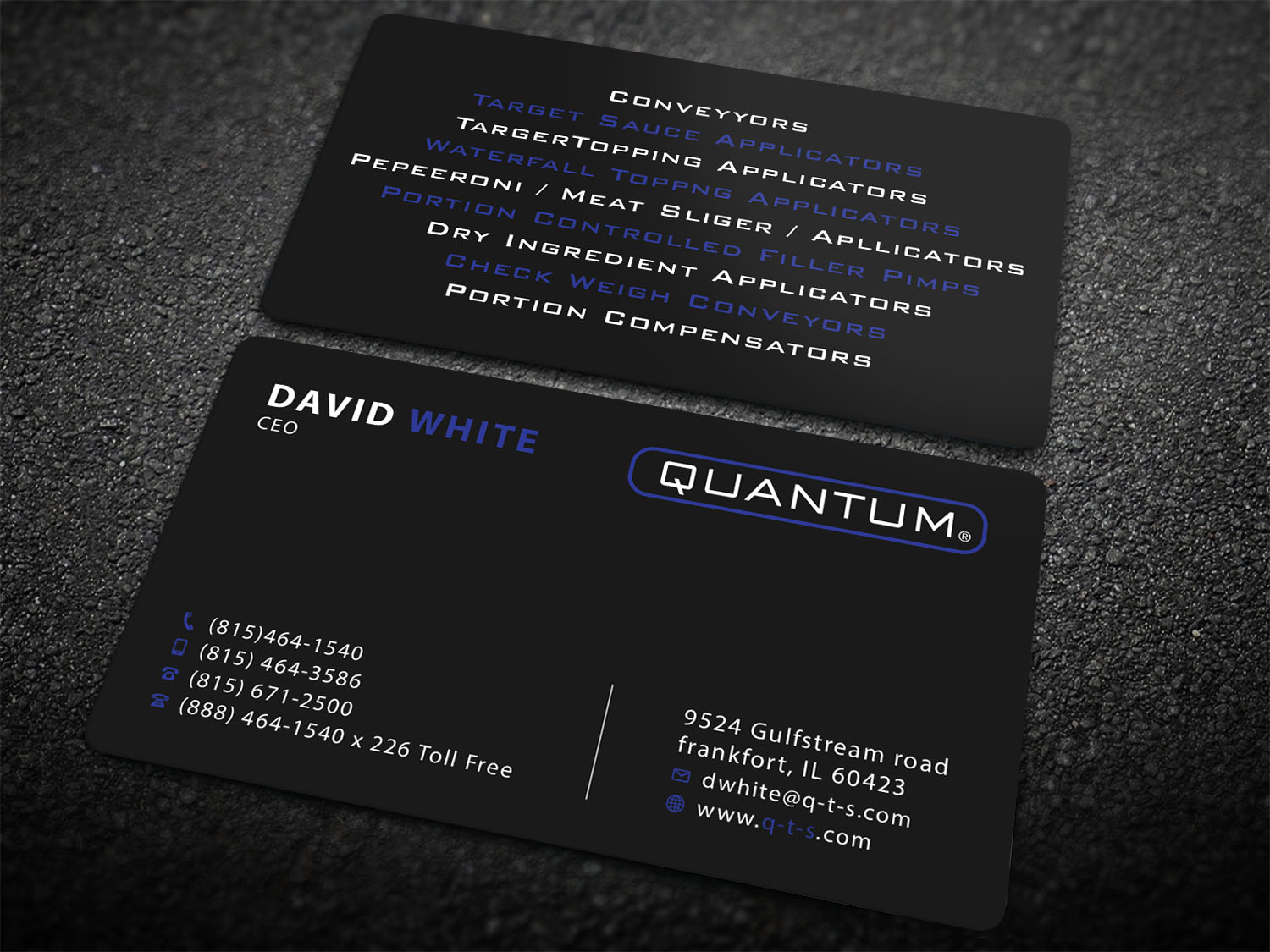 Business Card Design by Tripti Ranjan Gain for Quantum Technical Services | Design #23661526