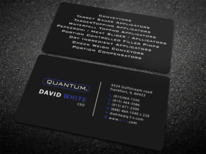 Business Card Design by Tripti Ranjan Gain for Quantum Technical Services | Design: #23661527