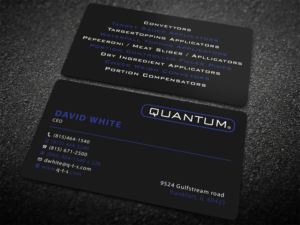 Business Card Design by Tripti Ranjan Gain for Quantum Technical Services | Design: #23661533