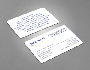 Business Card Design by Tripti Ranjan Gain for Quantum Technical Services | Design: #23661535