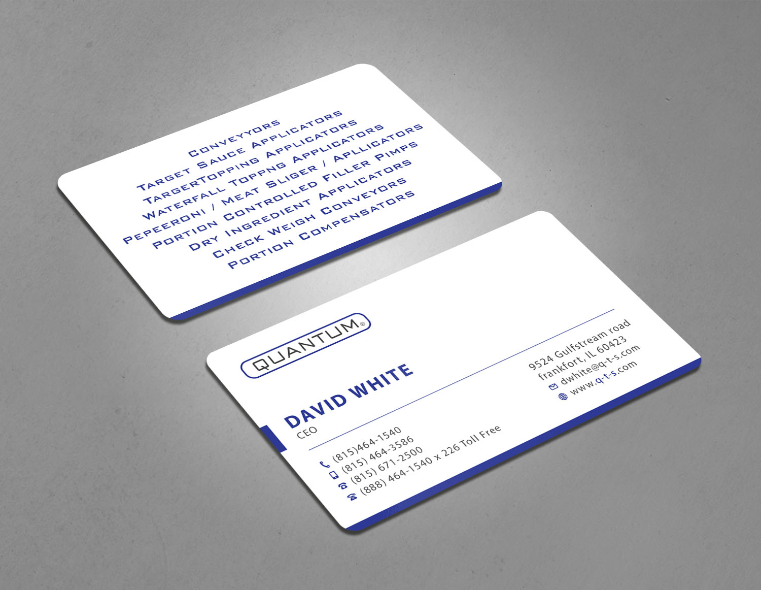 Business Card Design by Tripti Ranjan Gain for Quantum Technical Services | Design #23661540
