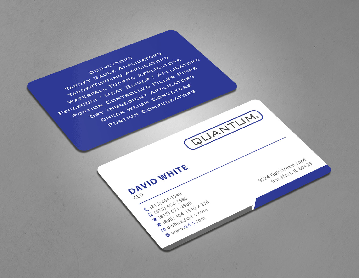 Business Card Design by Tripti Ranjan Gain for Quantum Technical Services | Design #23661542