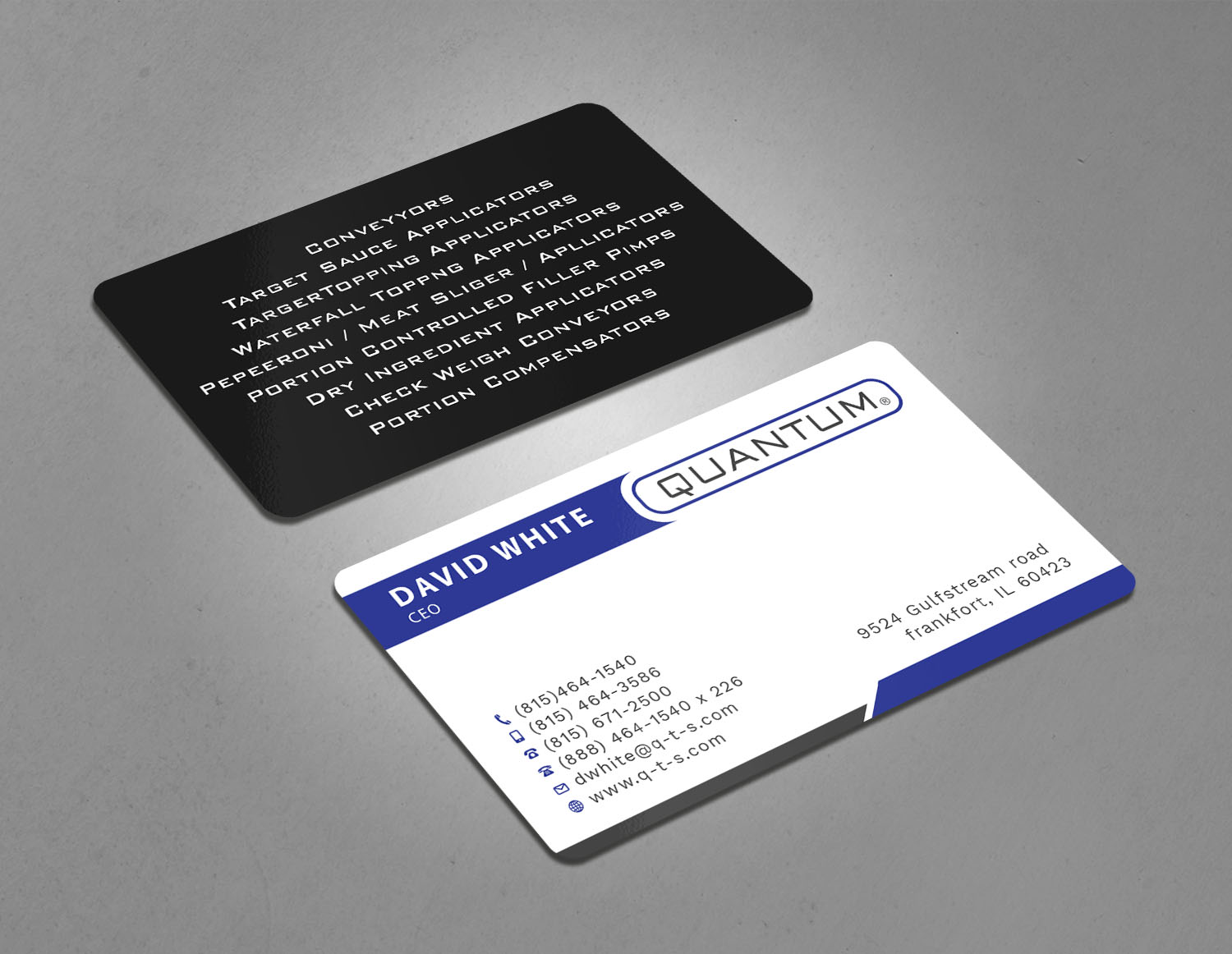 Business Card Design by Tripti Ranjan Gain for Quantum Technical Services | Design #23661552