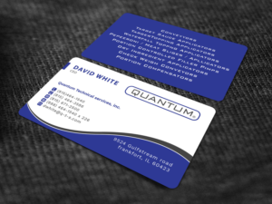 Business Card Design by Tripti Ranjan Gain for Quantum Technical Services | Design: #23663996