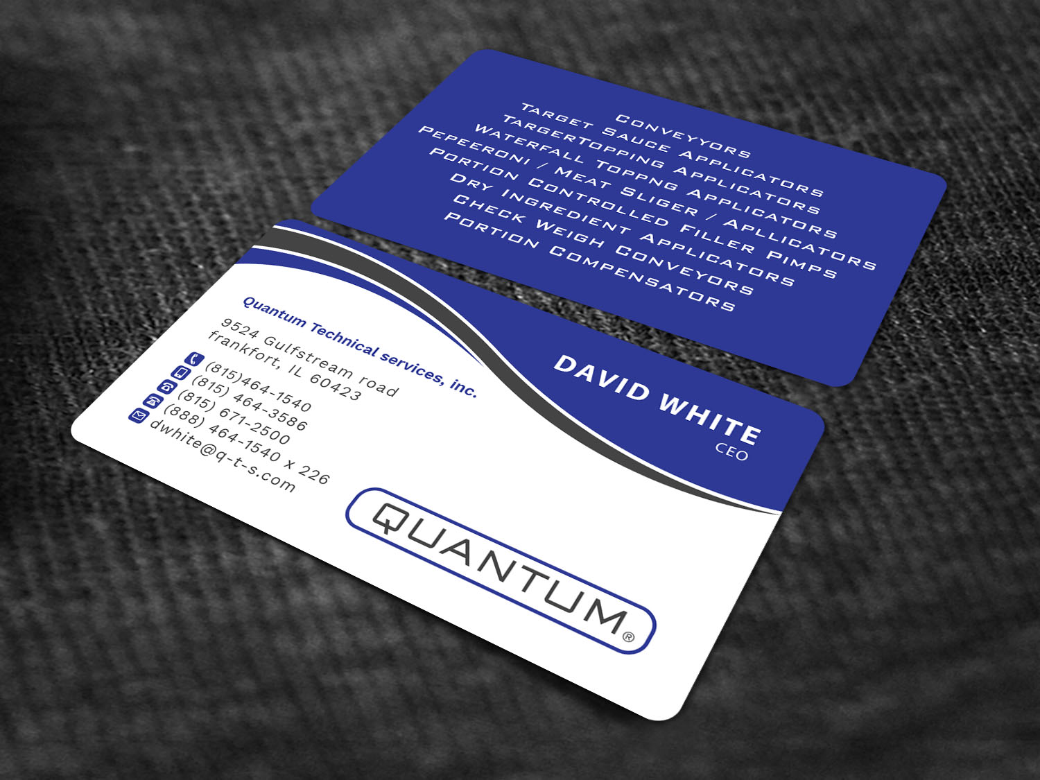Business Card Design by Tripti Ranjan Gain for Quantum Technical Services | Design #23663998