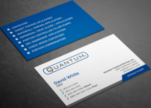 Business Card Design by haru_ichiban for Quantum Technical Services | Design: #23656755