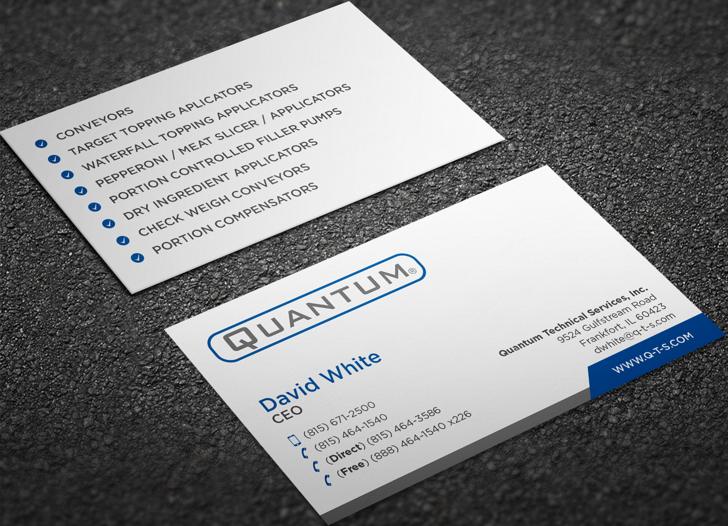 Business Card Design by haru_ichiban for Quantum Technical Services | Design #23656760