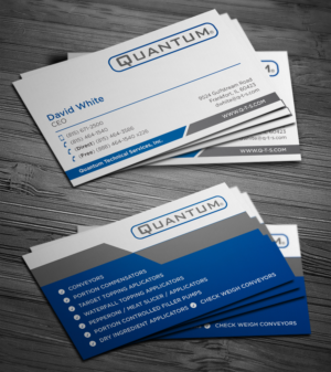 Business Card Design by haru_ichiban for Quantum Technical Services | Design: #23684025