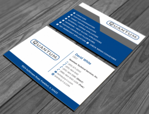 Business Card Design by haru_ichiban for Quantum Technical Services | Design: #23684028