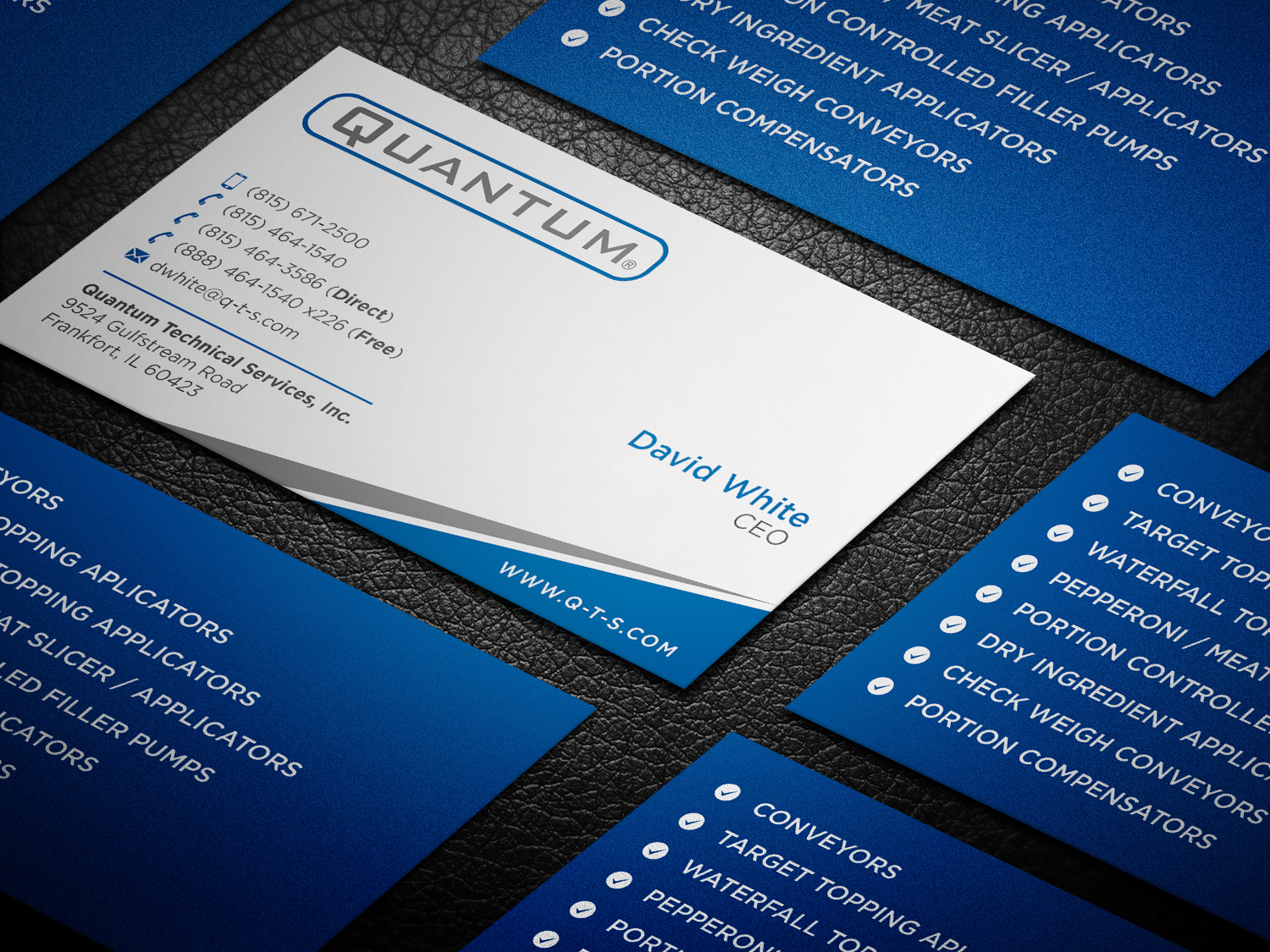 Business Card Design by haru_ichiban for Quantum Technical Services | Design #23684491