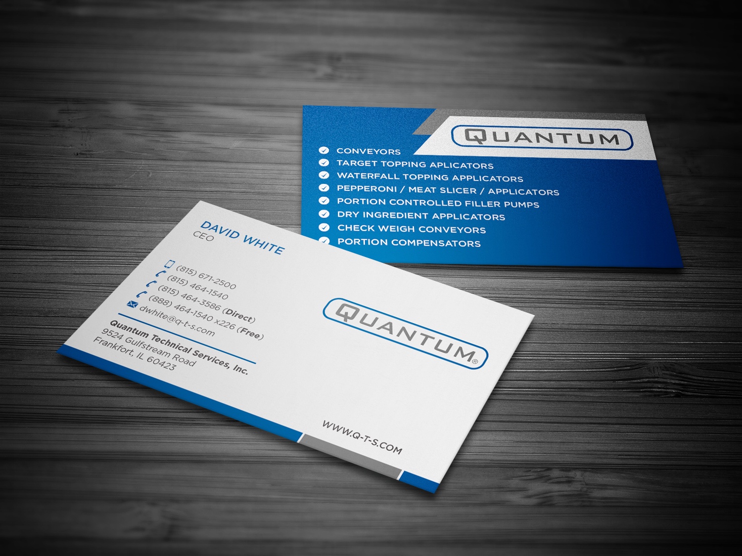 Business Card Design by haru_ichiban for Quantum Technical Services | Design #23684495