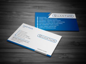 Business Card Design by haru_ichiban for Quantum Technical Services | Design: #23684495