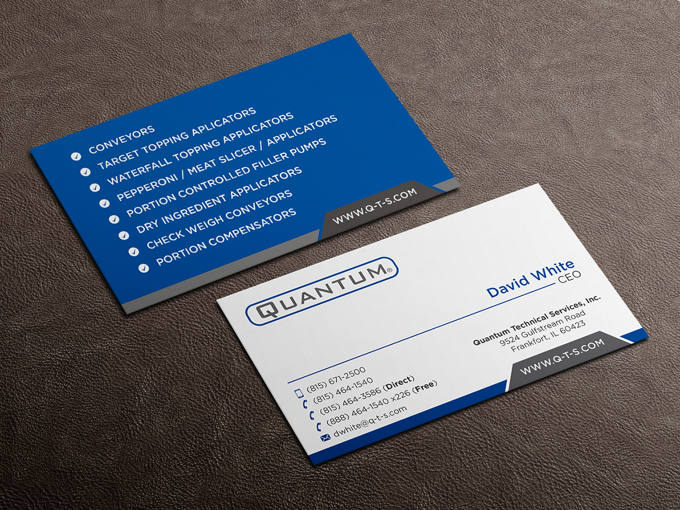 Business Card Design by haru_ichiban for Quantum Technical Services | Design #23698591