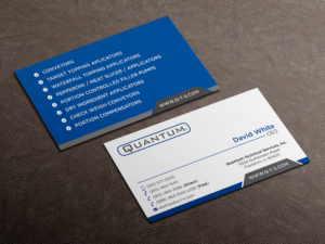 Business Card Design by haru_ichiban for Quantum Technical Services | Design: #23698591