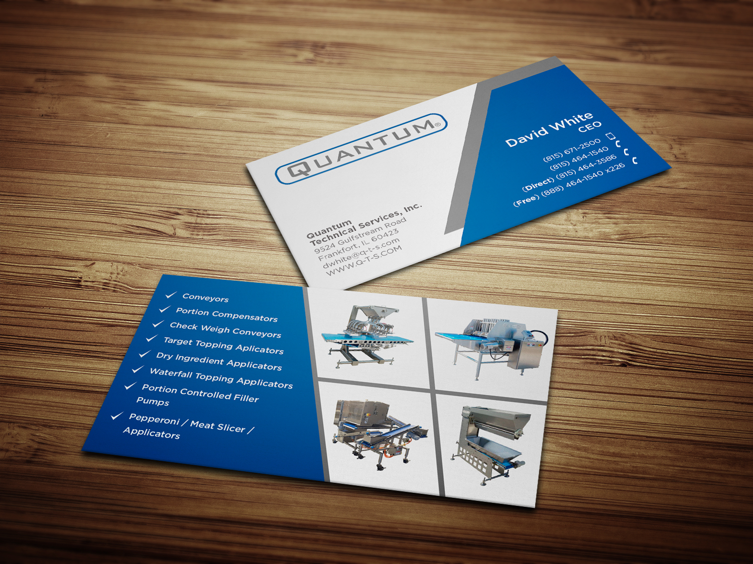 Business Card Design by haru_ichiban for Quantum Technical Services | Design #23711899