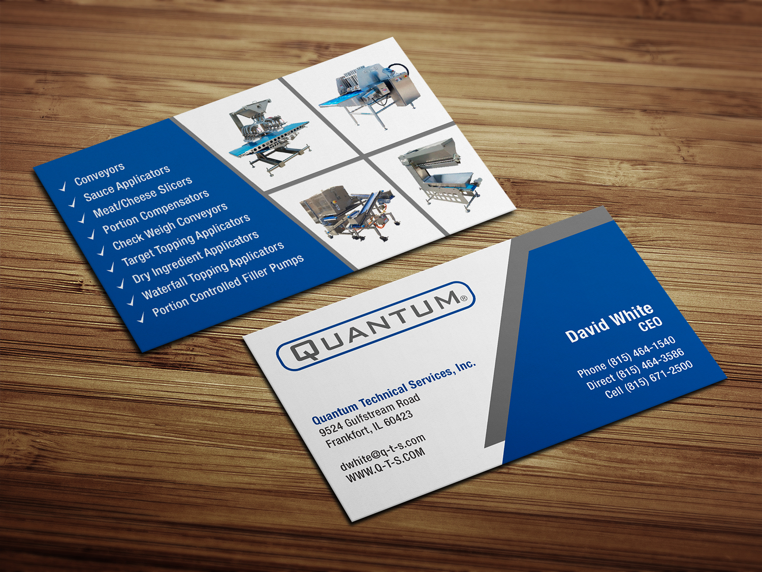 Business Card Design by haru_ichiban for Quantum Technical Services | Design #23731741