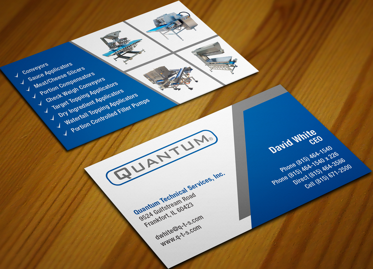 Business Card Design by haru_ichiban for Quantum Technical Services | Design #23740922