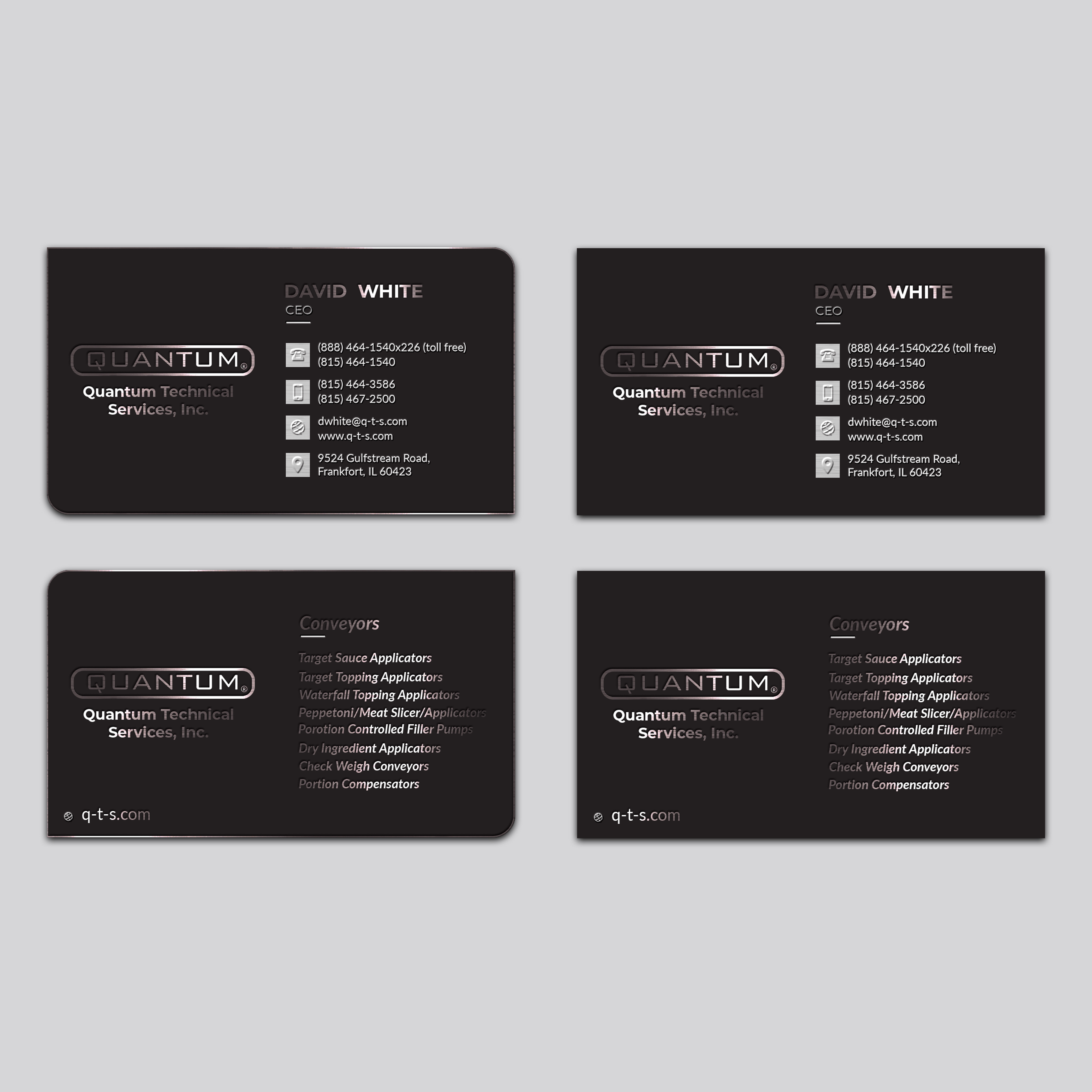 Business Card Design by Jahidul for Quantum Technical Services | Design #23702740