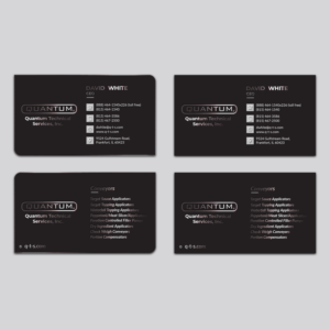 Business Card Design by Jahidul for Quantum Technical Services | Design: #23702740