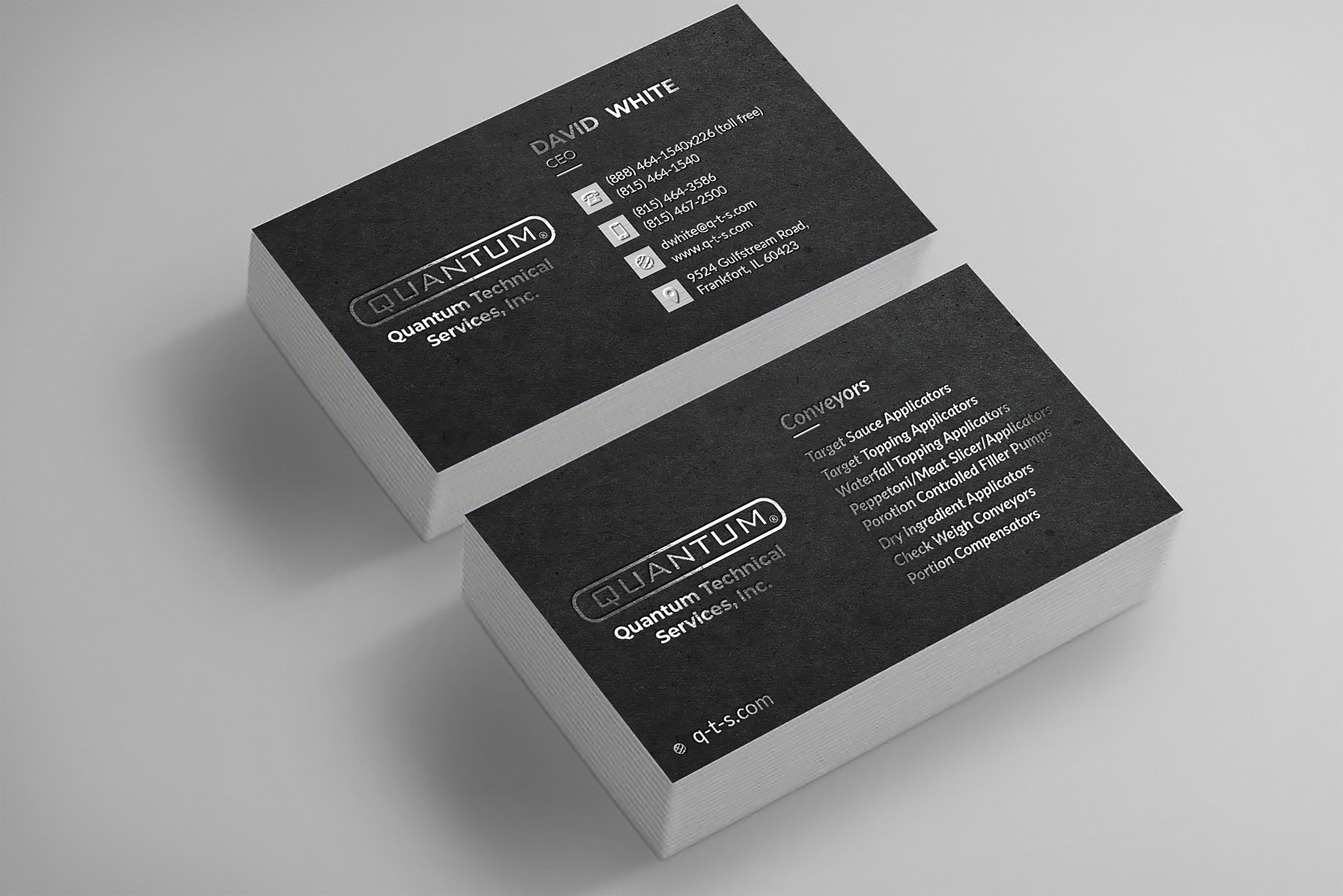 Business Card Design by Jahidul for Quantum Technical Services | Design #23704708