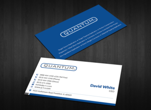 Business Card Design by Musa. A for Quantum Technical Services | Design: #23708601