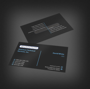 Business Card Design by Graphics Design Help for Quantum Technical Services | Design: #23665854