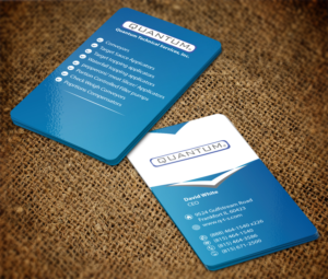 Business Card Design by Graphics Design Help for Quantum Technical Services | Design: #23665855
