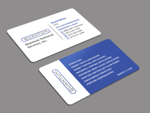 Business Card Design by Graphics Design Help for Quantum Technical Services | Design: #23665865