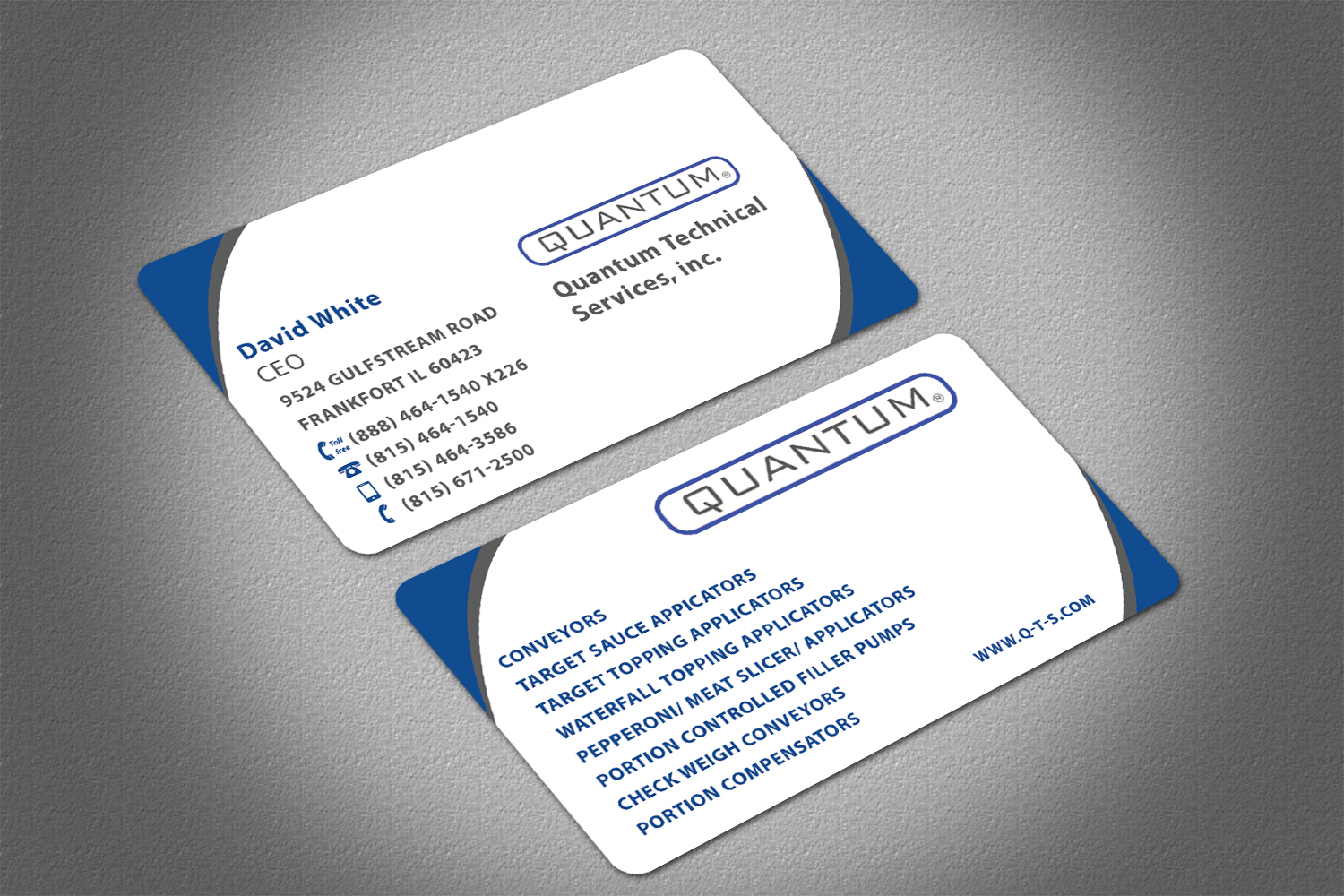 Business Card Design by Graphics Design Help for Quantum Technical Services | Design #23665868