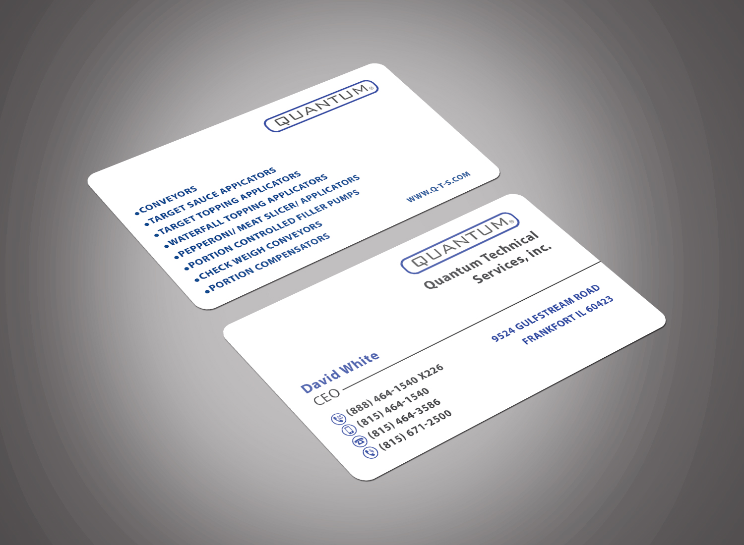 Business Card Design by Graphics Design Help for Quantum Technical Services | Design #23665870