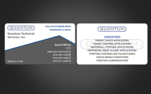 Business Card Design by Graphics Design Help for Quantum Technical Services | Design: #23665878