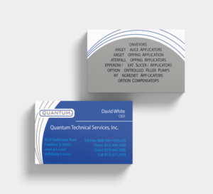 Business Card Design by Alif 6 for Quantum Technical Services | Design: #23665296