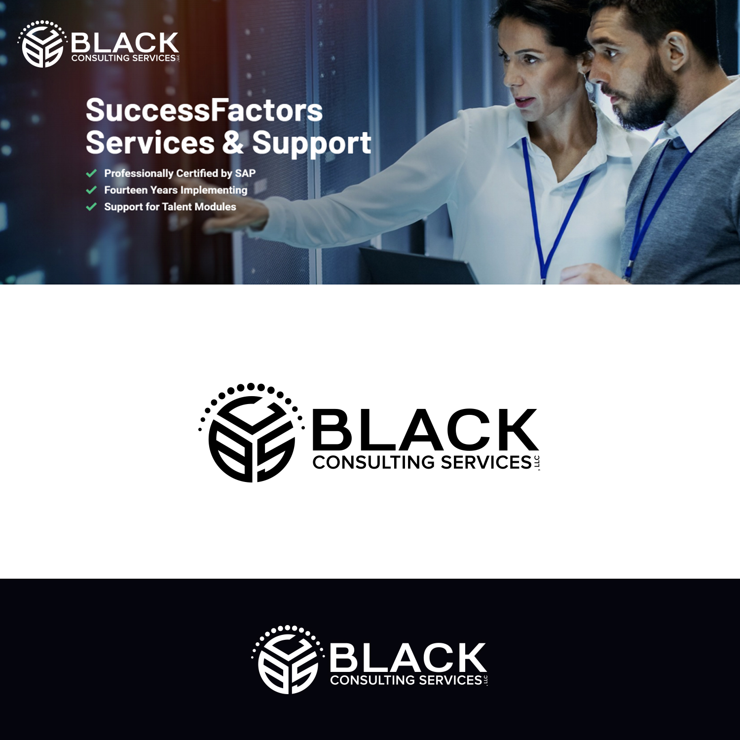 Logo Design by MG.graphics for Black Consulting Services, LLC | Design #23666330
