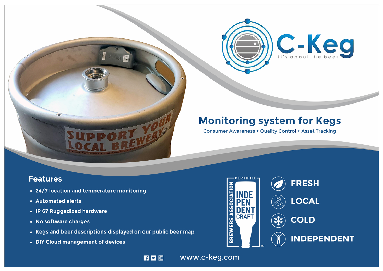 Trade Show Booth Design by Bins for C-Keg | Design #23659322