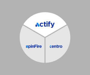 Logo 1: Actify  Logo 2: SpinFire  Logo 3: Centro | Logo-Design von Indrawasih