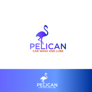 Pelican Car Wash and Lube | Logo Design by Artlam Design