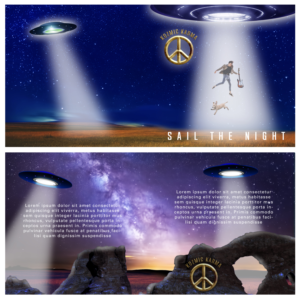 Kozmic Karma "Sail the night" | CD-Cover-Design von Wally_F