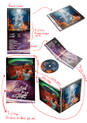 CD Cover Design by Nublan Ameram for this project | Design: #23699472