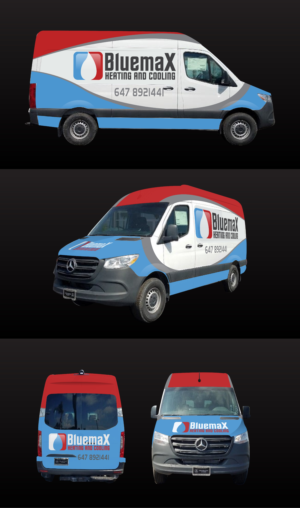 Design de Covering de Véhicule par ArtyFive DesignStudio pour Bluemax Heating and Cooling | Design #23673515